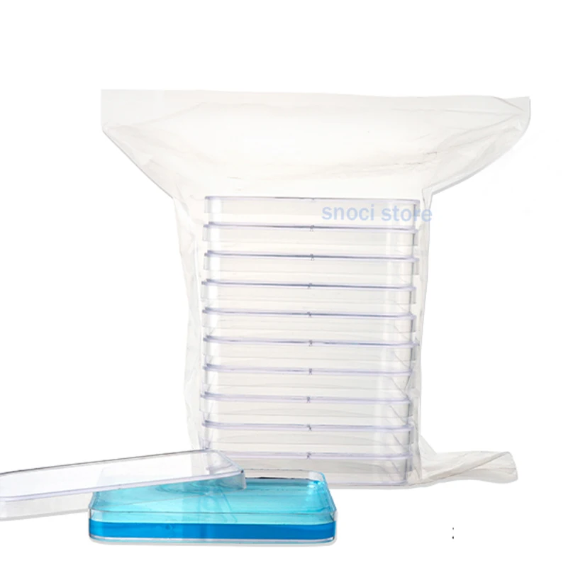 

Пластиковые квадратные чашки Петри 13ммx13мм, чашки Петри с крышками, чашки для культивирования для научных лабораторных исследований, 10 шт.