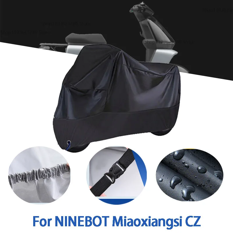 

Motorcycle Full Covers For NINEBOT Miaoxiangsi CZCar Outdoors Sun Protection Dust No Ear Thickened Oxford Clothcover Accessories