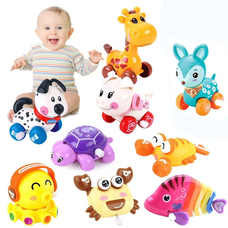 Cute Cartoon Animal Wind Up Toys Clockwork Classic Toy  Baby Toy