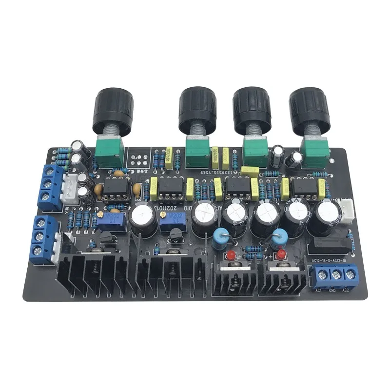 Upgraded Version NE5532 Class A Stabilized Tone Board High School Bass Adjustment HIFI Fever Power Amplifier Preamplifier Board