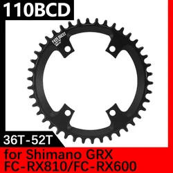 110 Bcd Chainring for Shimano GRX FC-RX810 FC-RX600 Single Speed Chainring 36T 38T 40T 42T 44T 46T 48T 50T 52T Road Bike