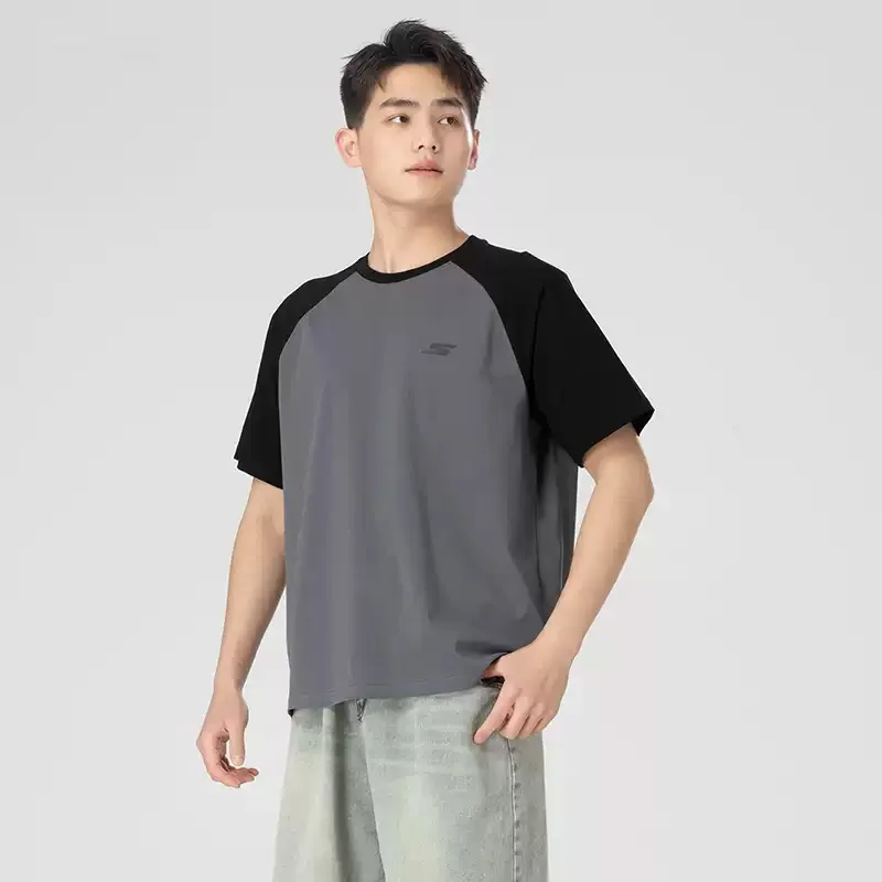 Skechers men's sportswear fitness crew-neck T-shirt with short sleeves and breathable design  P225U119-00Z8