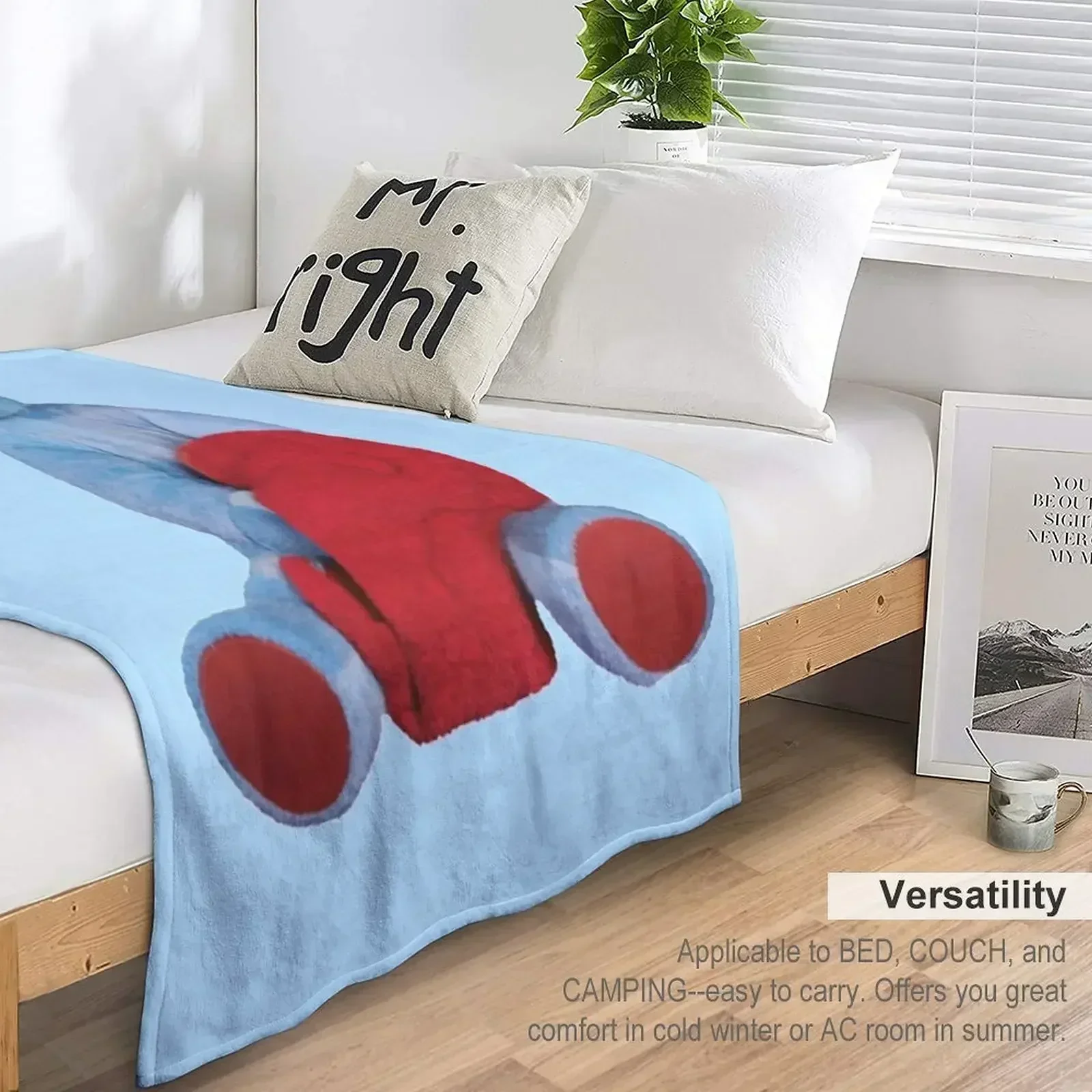 IgglePiggle In the night garden Throw Blanket wednesday Personalized Gift Flannel manga Blankets 5