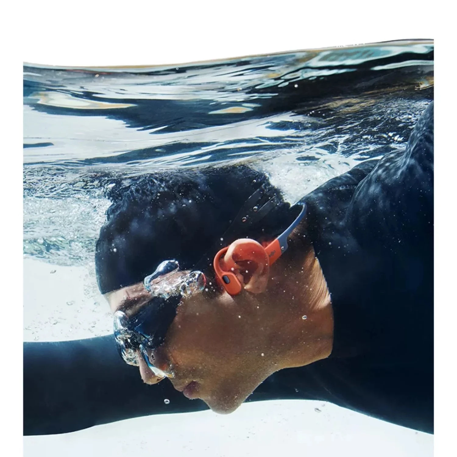 2024 Original Shokz OpenSwim Pro S710 Bone Conduction Wireless Bluetooth Earphone and MP3 Dual Mode IP68 Waterproof For Swimming