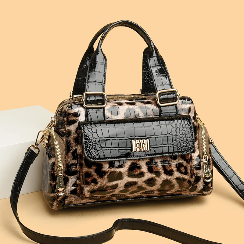 

New Multi Pocket Women's Handbag High Quality Soft PU Leather Female Shoulder Bag Luxury Designer Girl Tote Bolsas Sac