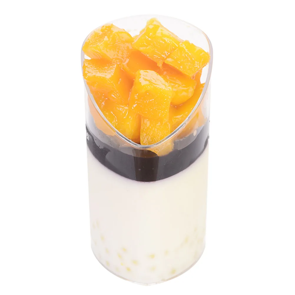 

10PCS Tiramisu Cup Clear Dessert Mini Mousse Pudding Cups Plastic Parfait Home Party Catering Banquet Kitchen Bar Supplies