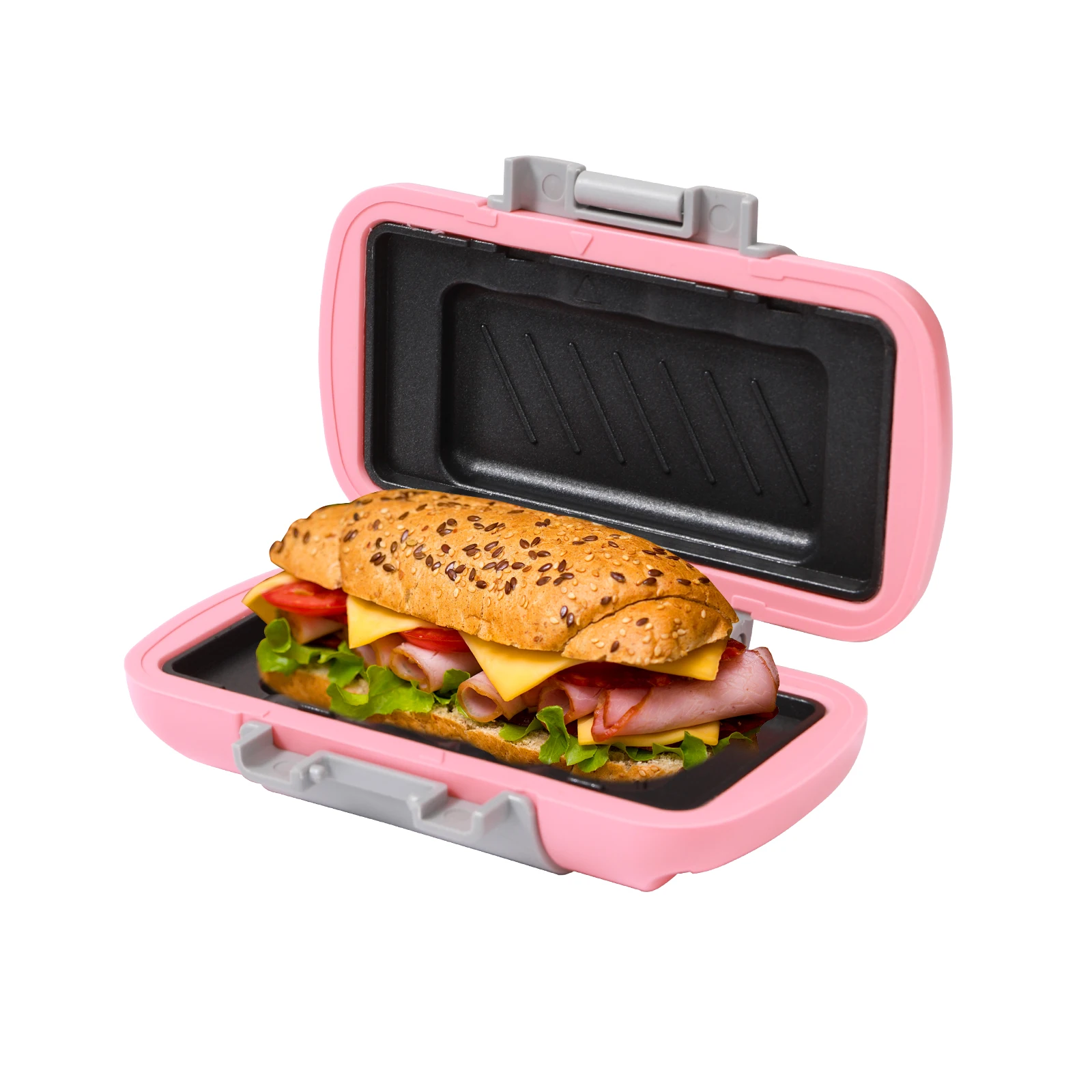 آلة الإفطار ساندويتش الميكروويف، تصميم مدمج، يمكن أن تصنع السندويشات، نخب الإفطار، الكلاب الساخنة - بما في ذلك كتب الوصفات #6