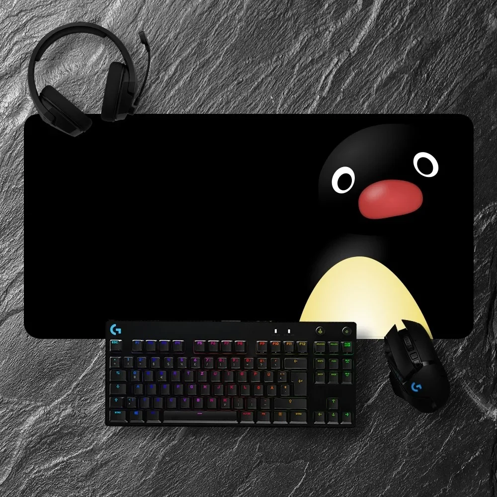 Pingu Penguin Mousepad Non-slip Lockedge Office Student Gaming Thickened Large Writing Pad Cushion