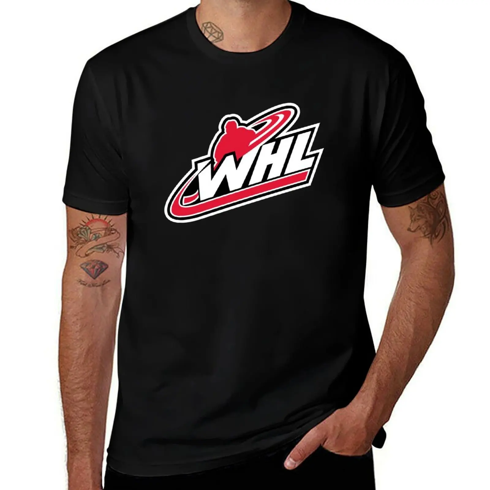 

Western Hockey League T-Shirt cotton t shirts high quality mens graphic t shirts T-Shirt