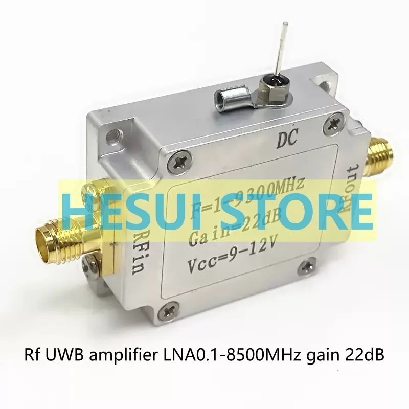 เครื่องขยายสัญญาณ RF UWB LNA0.1-8500MHz 22dB