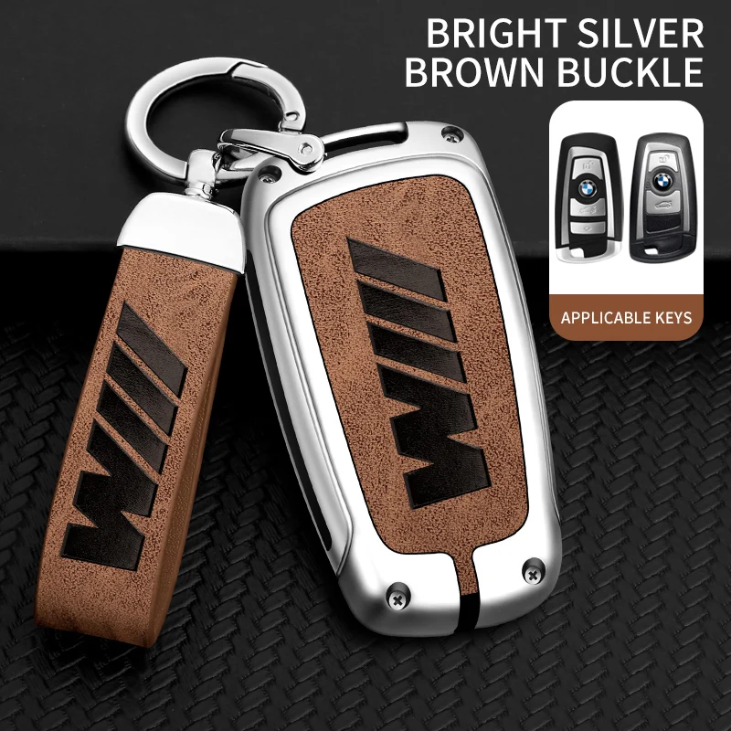 Zinc Alloy Car Key Case Cover Shell Holder Fob For Bmw F20 F30 G20 F31 F34 F10 G30 F11 X3 F25 X4 I3 M3 M4 1 3 5 Series Accessory