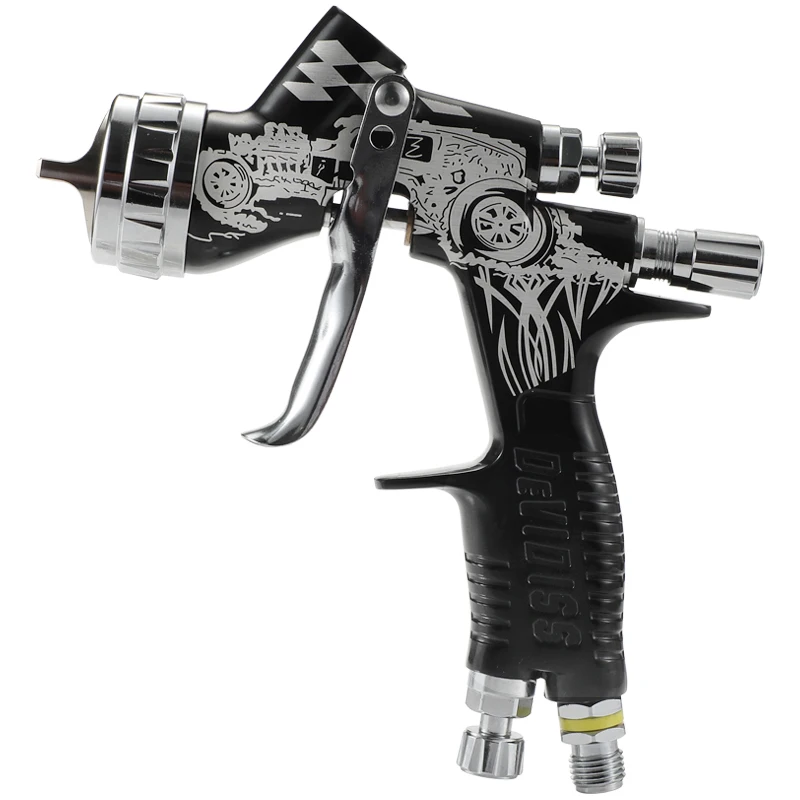 

DEVIDISS PRO 600ML 1.3TIP Professional Paint Spray Guns Automotive Air Hvlp Spray Gun Car Paint Gun Gravity Pro With
