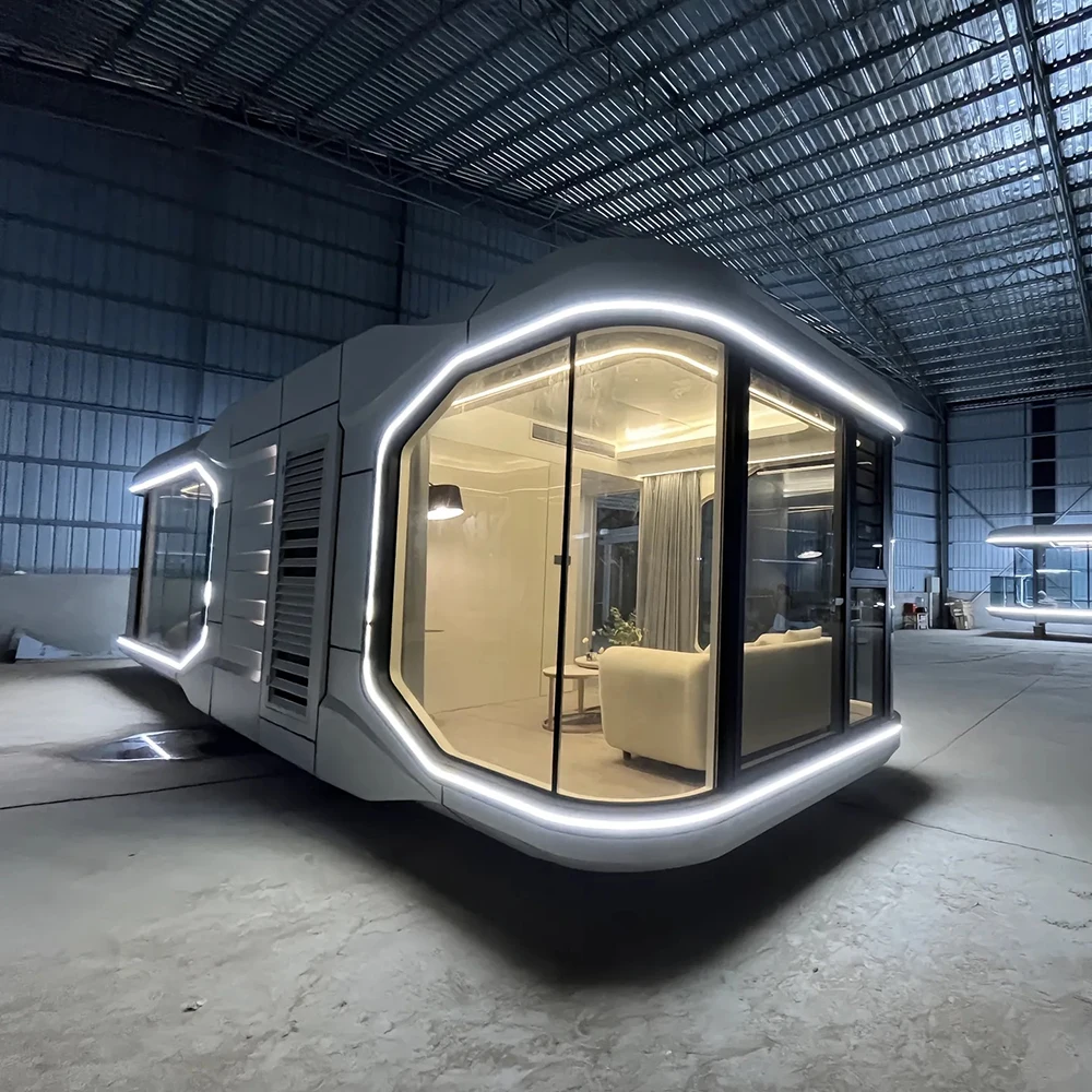 Modern Space Capsule Prefab Mo - Camping Cooking Tent 评论和价格