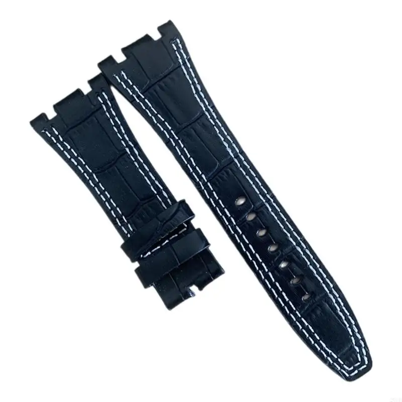 Banda cuero liberación rápida pulsera a prueba sudor 20cb para pulsera flexible 28 mm