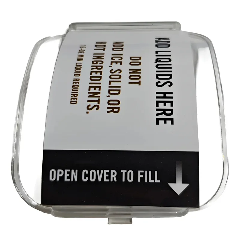 

【GRATEFUL】Liquid Replacement Part For Ninja Slushie Machine Transparent Lid For Models FS300/FS301/FS301C/CL301A Frozen Drinks C