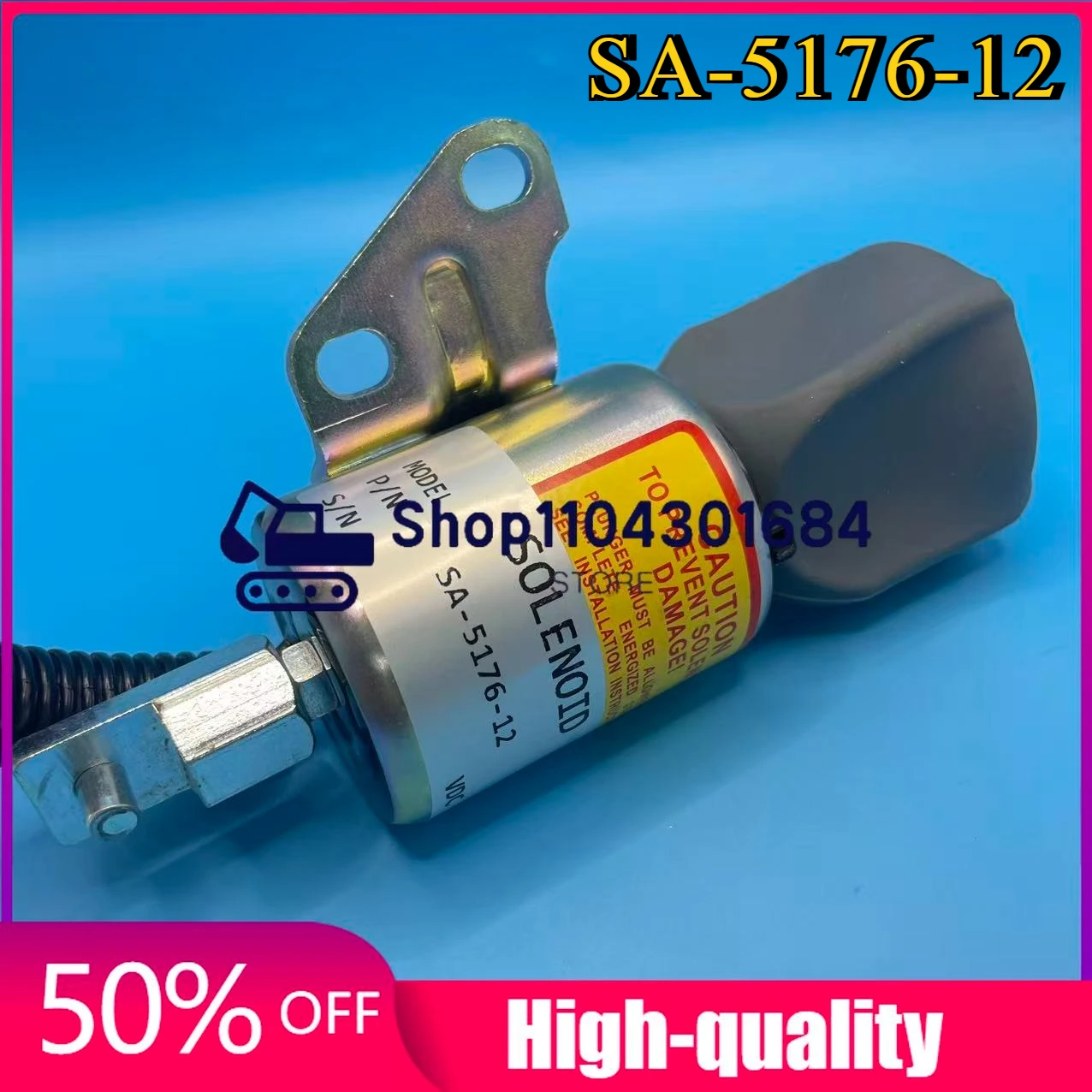 

1756ES-12SUC5B1S5 SA-5176-12 SA-4899-12 1 шт. 12 В электромагнитный клапан отключения топлива подходит для Kubota D722 D902 Z482