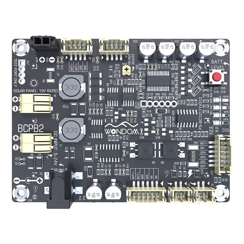 

3 Series 18650 Lithium Battery Charger Balance Board Module Portable Supports MPPT Solar Charge and Discharge Protection