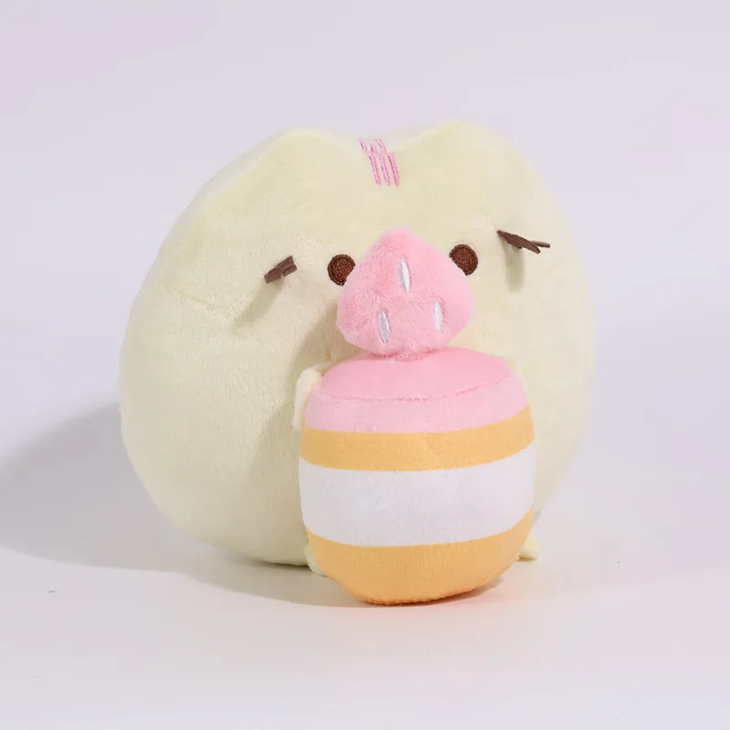 Pusheen Kawaii Plüschtier Donut Einhorn Raumdekoration Anime Kartoffelchip Eiscreme Pizza Kuchen Katze Stofftier Puppen Geschenk – Detail 2