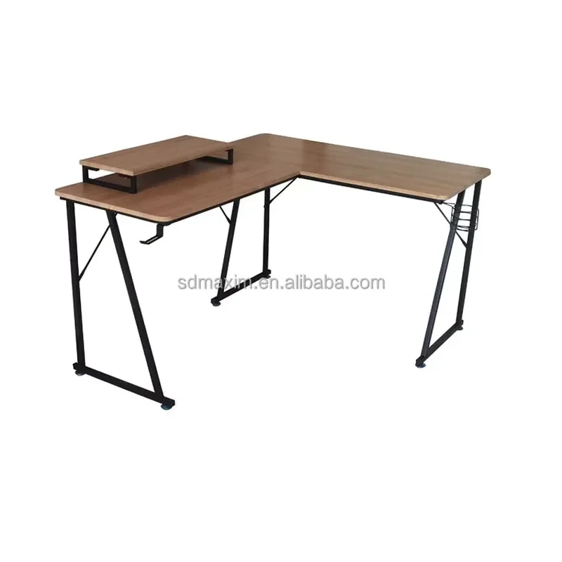 for Modern Wooden Corner Table   Desk Writing Study Game Table