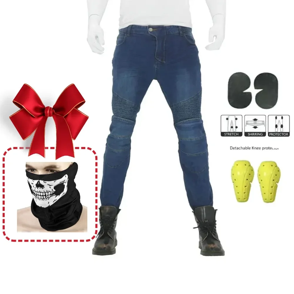 

New Anti-fall Motorcycle Riding Jeans - Classic Pants for All Seasons, Racing Pants for Motorcycle Riders