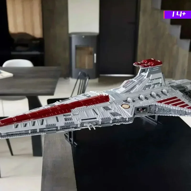 

2026 In stock The largest Venator Class Republic Attack 5374PCS MOC 75367 Cruiser Building Block Brick Toy Adult kids Gifts