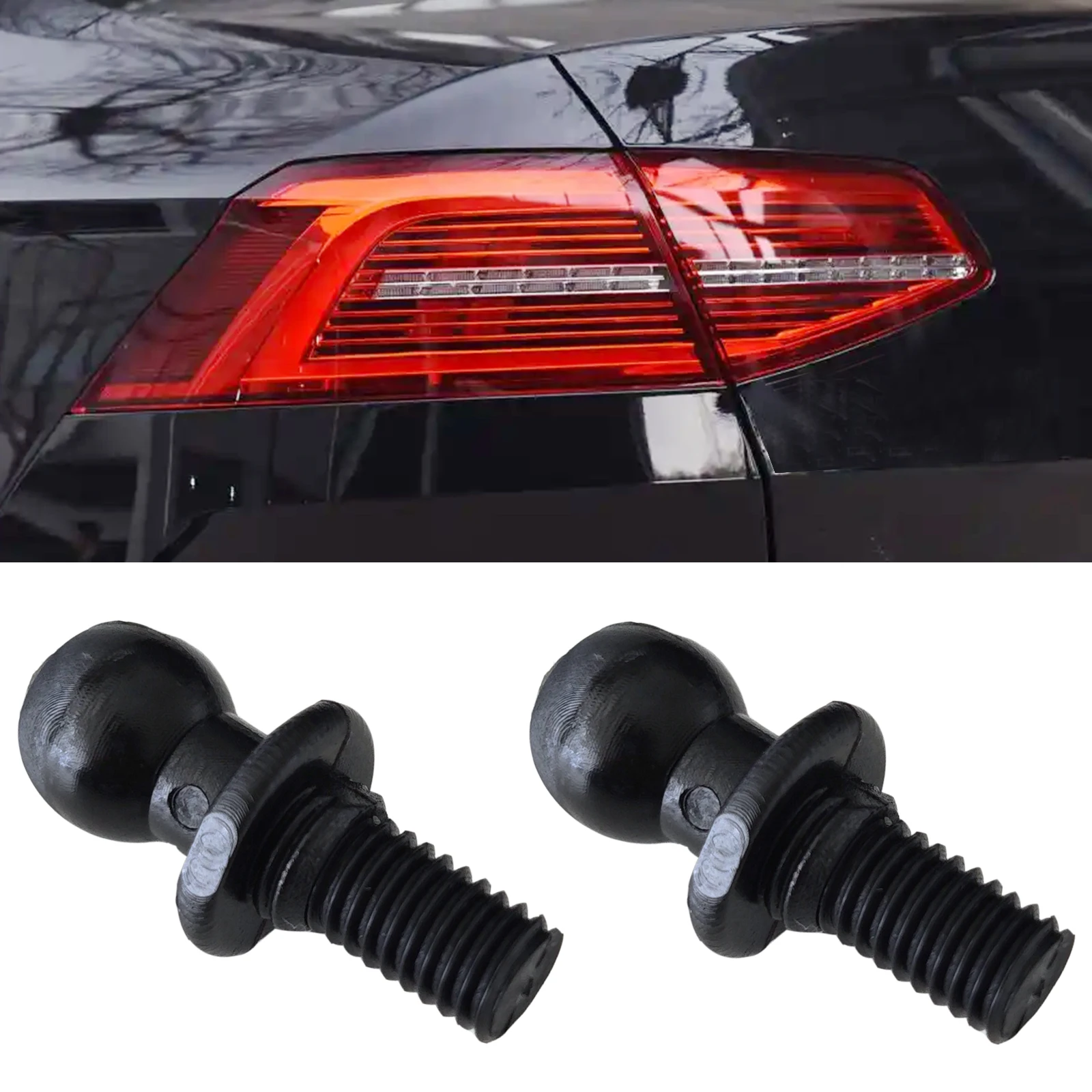 2PCS Ball Head Tail Light Bolt Screw Attachment Taillight Mounting Bracket For VW Transporter T5 T6 Caddy Amarok Passat B9
