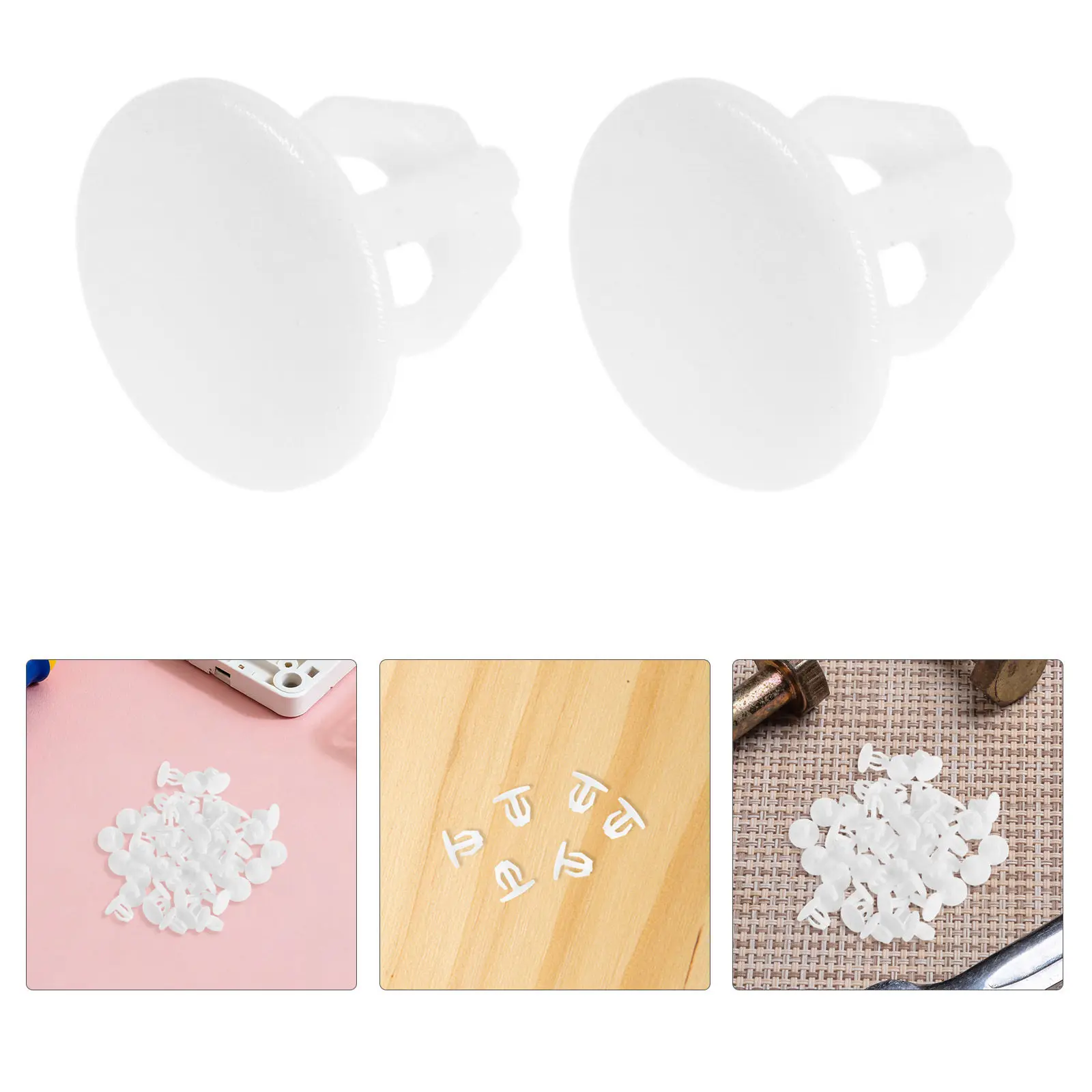 2000Pcs Anchor Shape LED Strip Mounting Clips Plastic Fasteners for Aluminum Base Home Display Lighting Secure Fixing