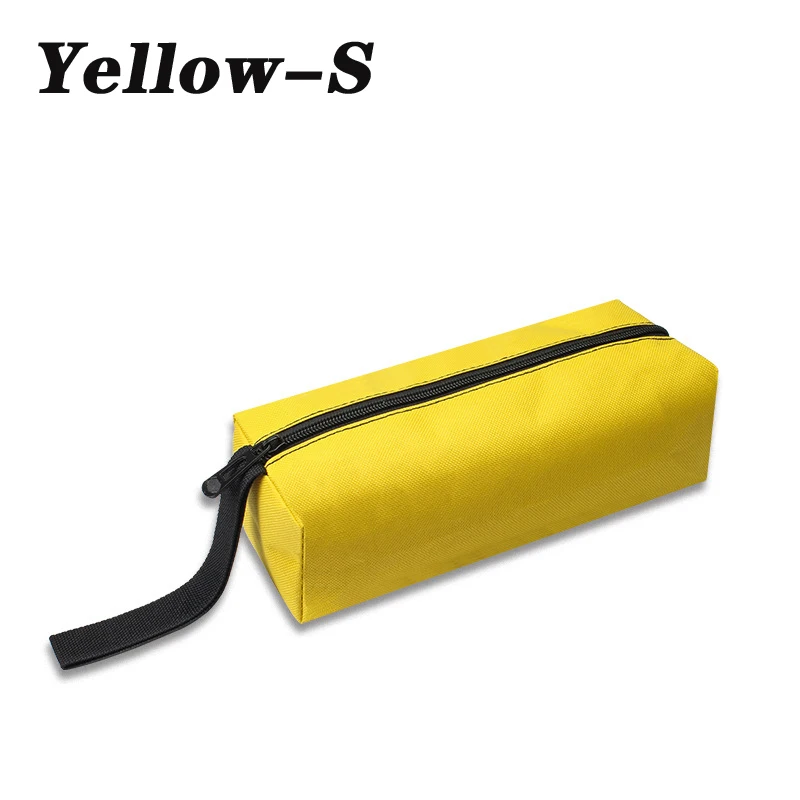 Oxford Canvas Waterproof Storage Hand Tool Bag Screws Nails Drill Bit Metal Parts Fishing Travel Makeup Organizer Pouch Bag Case