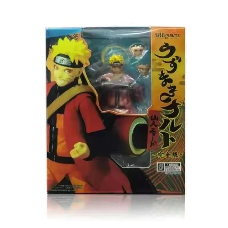 In Stock Uzumaki Naruto Figure SHF Fairy Mode Cartoon Shippuden 14cm Anime Action Figure Model Joint Movable Toys Hoilday Gifts