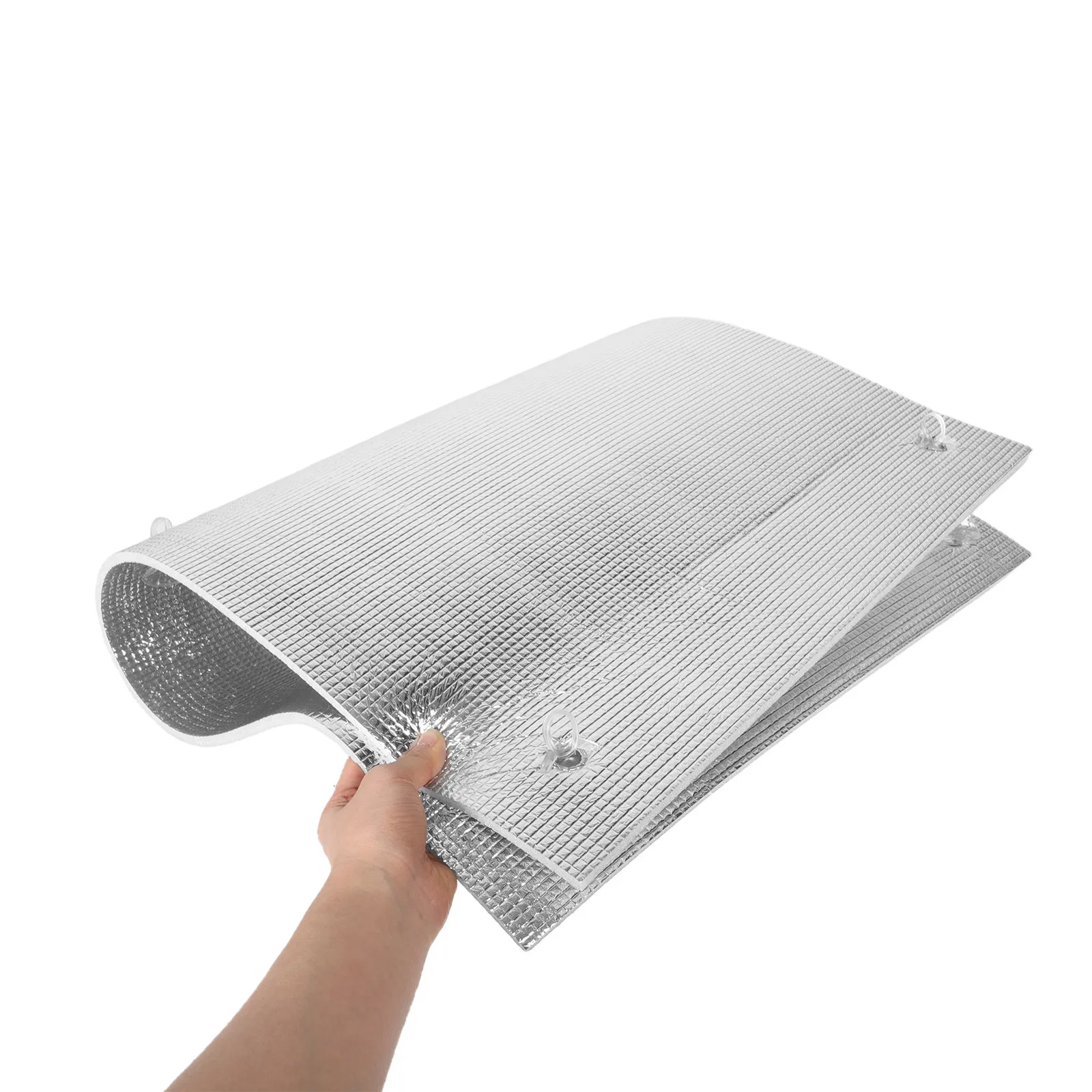 Aluminum Foil Reflective Sunshade Film Self Adhesive Heat Insulation Sheet Thermal Window Covering for Home Roof