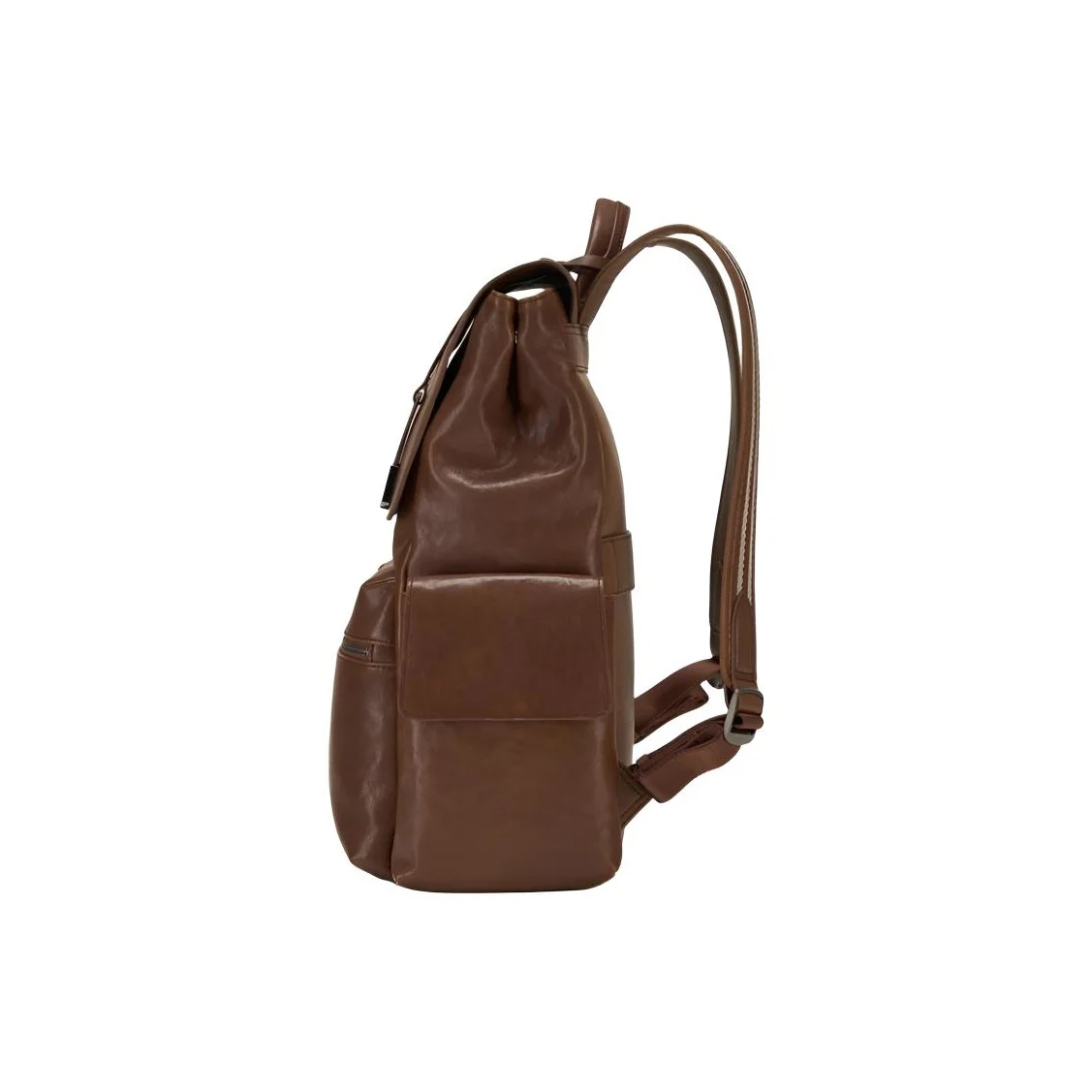 SAMSONITE Cow Leather Backpack Regular Unisex Brown NS103101 view 4