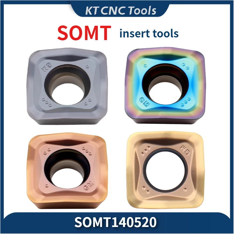 

KT CNC SOMT140520 end milling cutter head SOMT series inserts Cooperate with MRH14 MFH14 FMB22 FMB27 tool holder