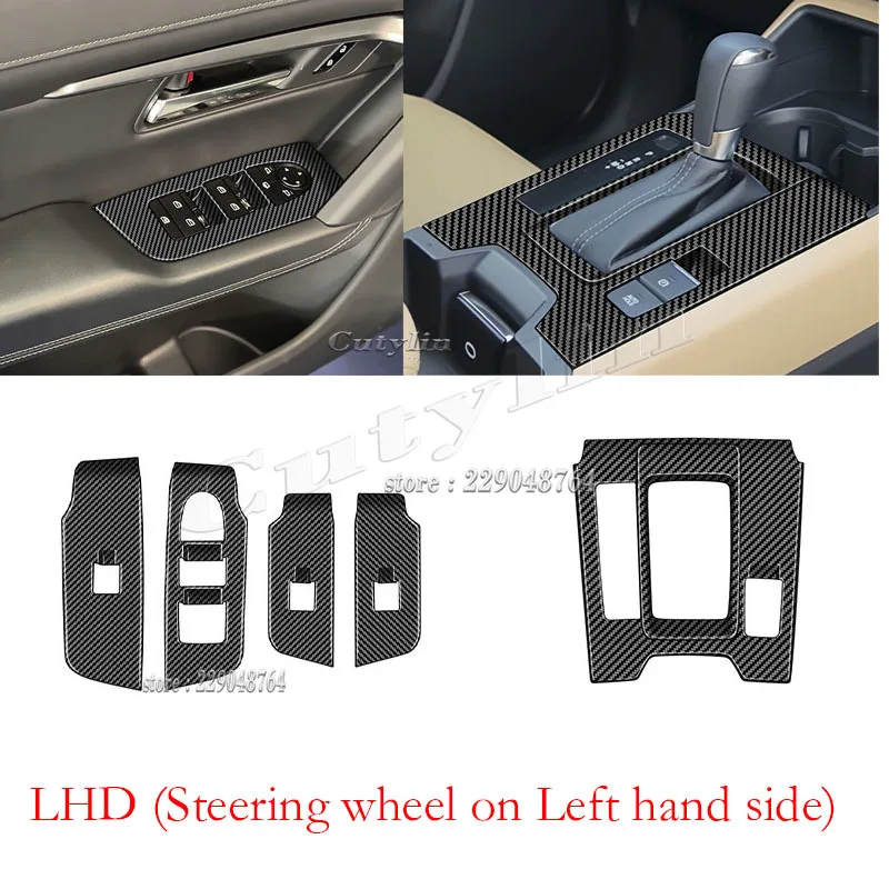 LHD RHD for Mazda CX-5 CX5 2026 2027 Center Control Gear Shift Panel Car Window Rise Switch Glass Trim Cover Car Accessories