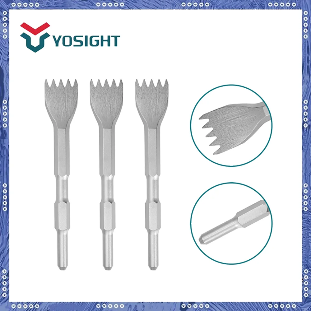 

High-Quality Multi-Tooth Chisel for Electric Hammer, Durable & Efficient Tool Accessory - Ideal for Construction & Demolition