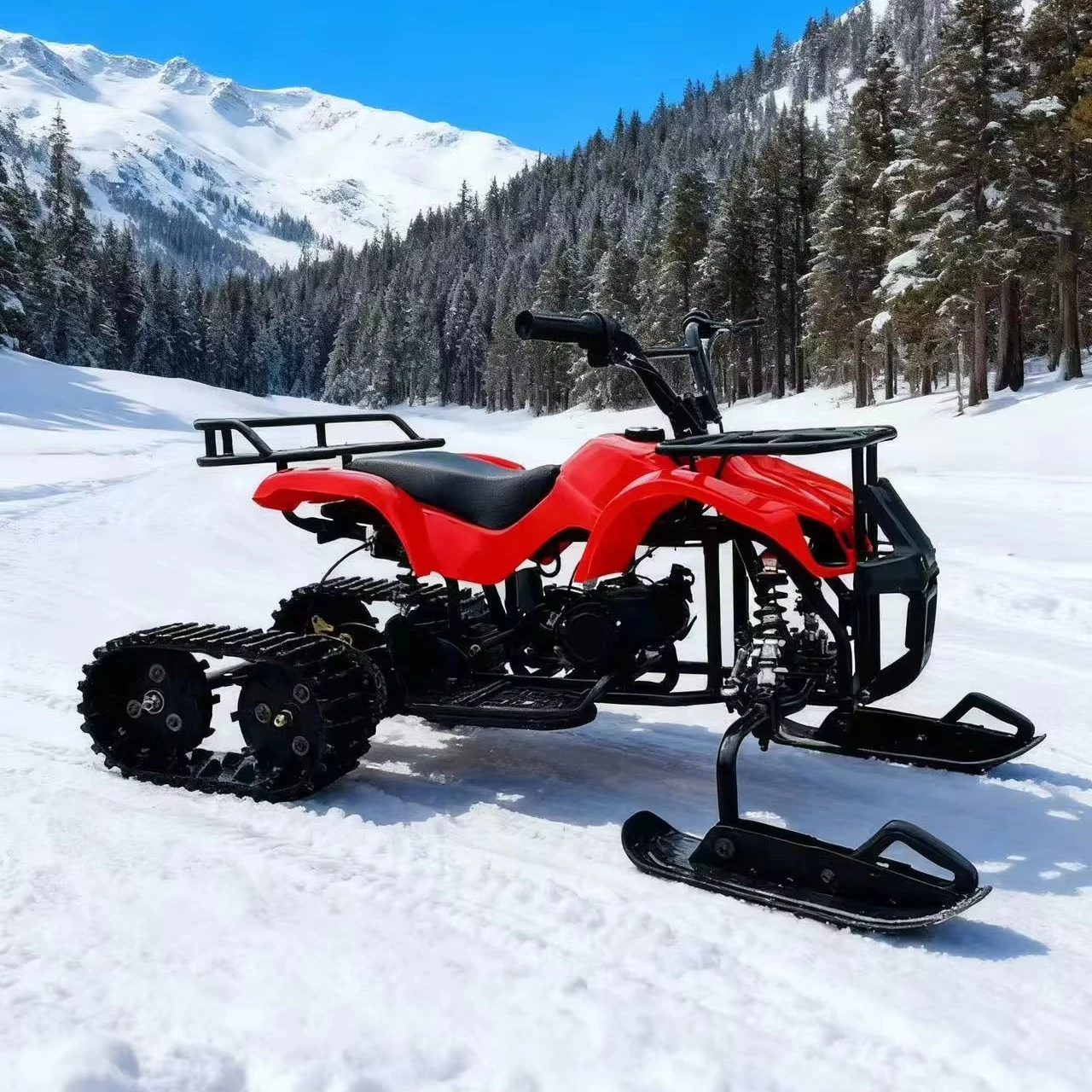 

Snowmobiles 49cc Snow Move/Snow ATV/Snow ATV-HL-GS-01 with 60kg Load Capacity for Winter Camping & Snow Adventures