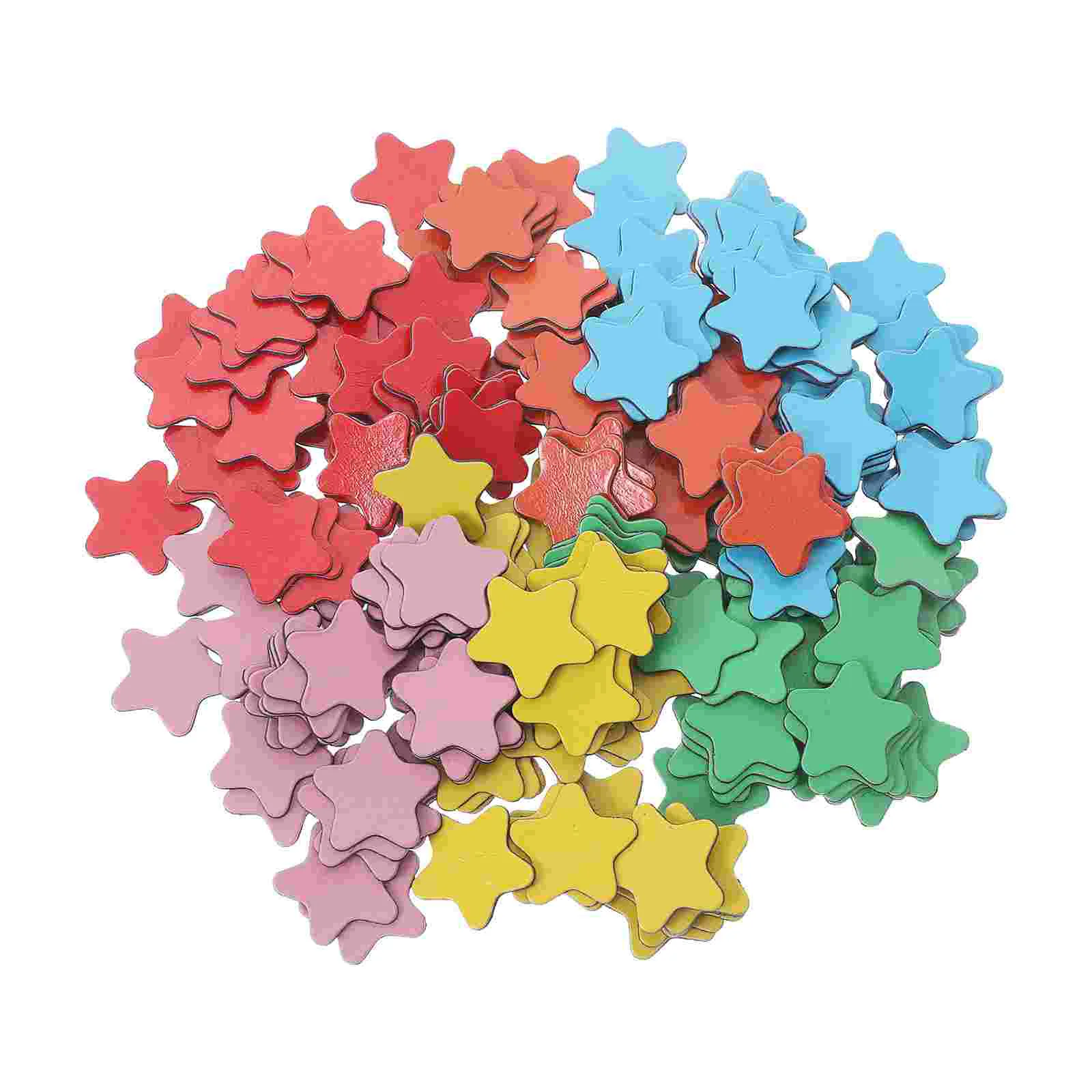 

240 Pcs Love Tiles Star-shaped Fridge Magnets Magnetic Whiteboard Ornamental Blackboard Stickers Simple Decors DIY