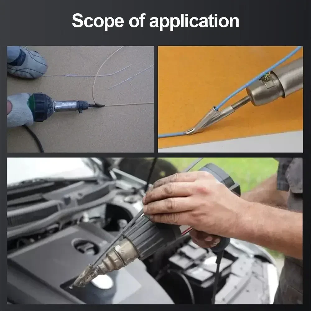 Nowe dysze spawalnicze 5mm 8mm trójkątna dysza trójkątna prędkość stop okrągłe akcesoria do elektronarzędzi dmuchawa na gorące powietrze