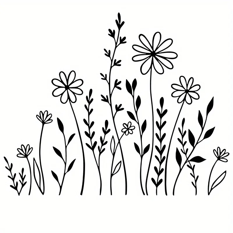 Wildflowers Boho Fun Reflective Car Sticker, Plant Lover Gift Idea, Bumper Sticker, Car Sticker, Decorative Car Window Decal