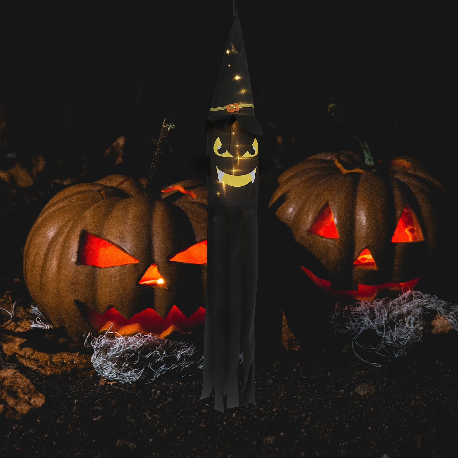 

Decorate Bat Hanging Lamp Decorations Outdoor Halloween Flocking Cloth Clearance