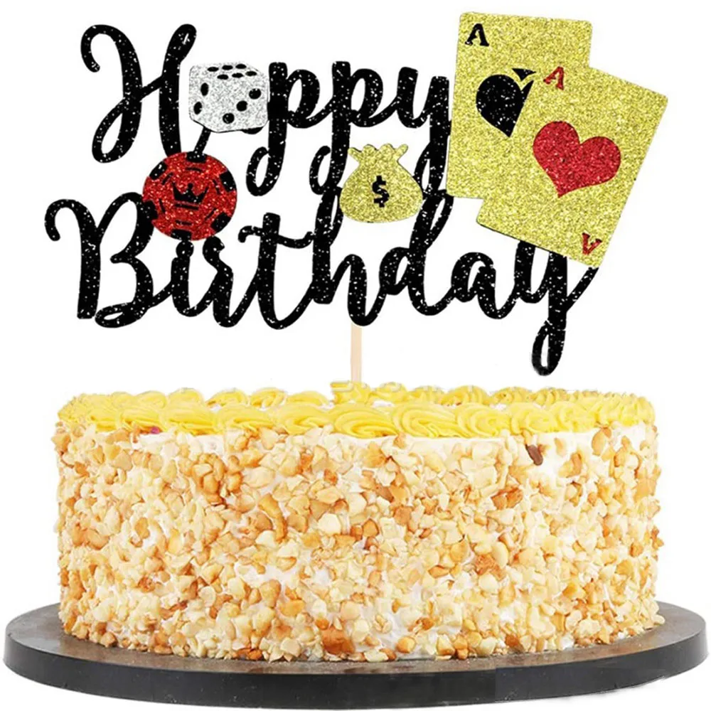 Casino Party Cake D…