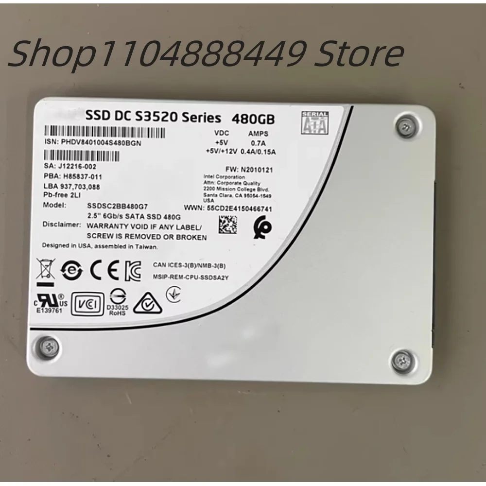 

FOR Intel S3520 480G SATA 2.5-inch SSD.