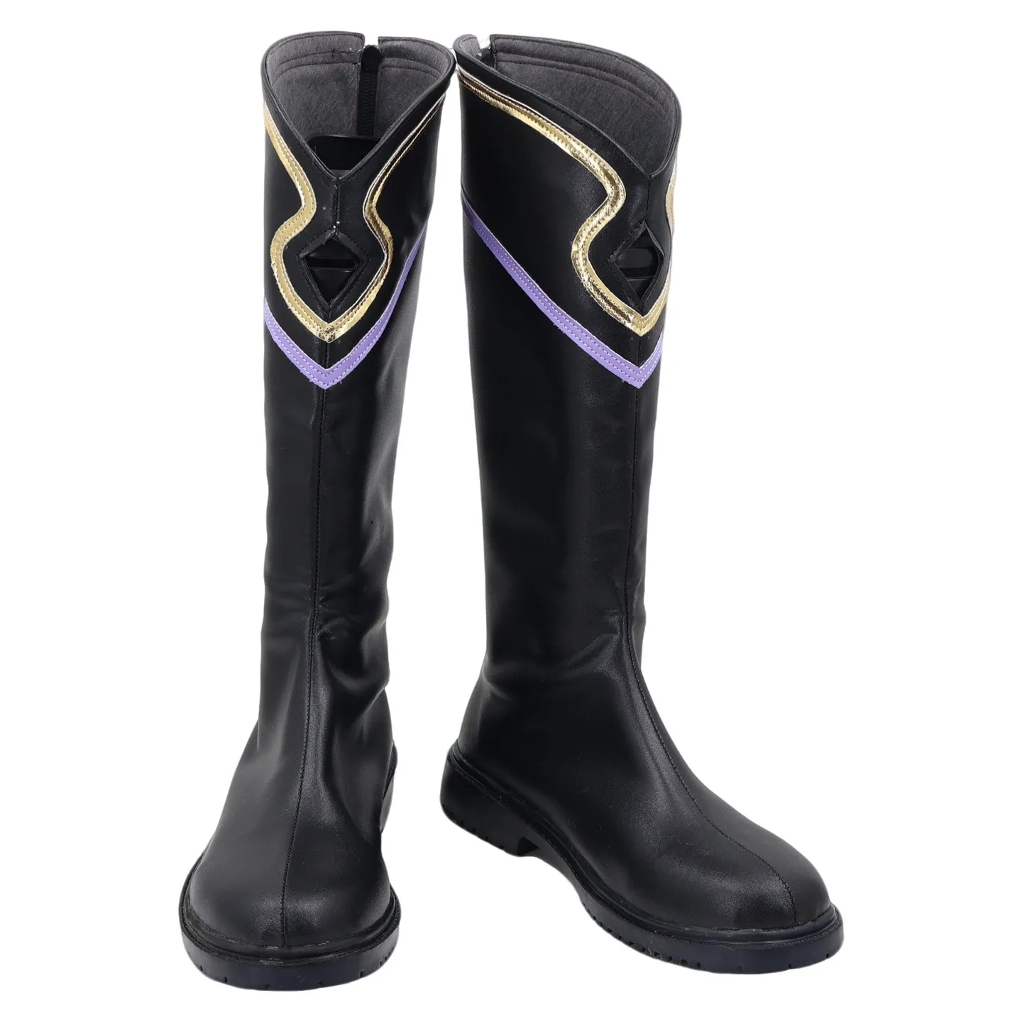 Buty do cosplayu Momo, gra Idol7, czarne botki, buty na Halloween, karnawał, imprezę, odzież do odgrywania ról, szyte na miarę.