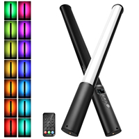 P400 RGB Light Wand Handheld LED Tube Built-in Battery 2500-6500k 36000 Colors Photography Lamp Lighting for Youtube Vlog Party