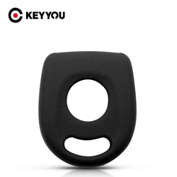 KEYYOU Silicone Rubber Car Key Cover Case For Volkswagen VW B5 Passat Golf Phaeton Rabbit GTI Beetle Cabriolet Polo Bora Trans