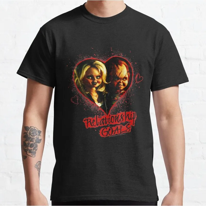 Chucky Child's Play Graphic T-Shirt Killer Doll Unisex Tee 0126 Cotton Short Sleeve Cult Slasher Horror Halloween Casual Tops