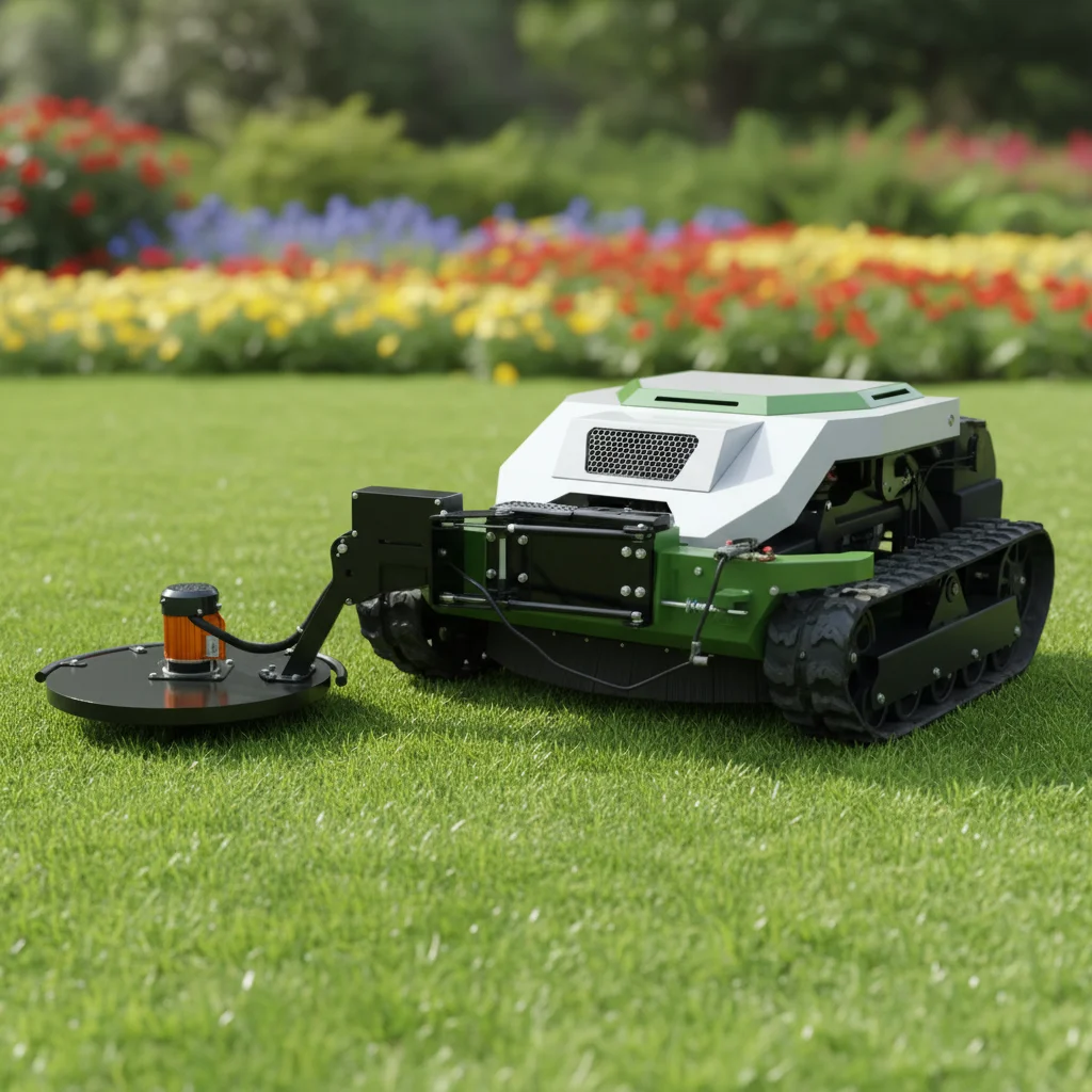 

Customize All Terrain Crawler Mower For Garden Park Grassland Maintenance