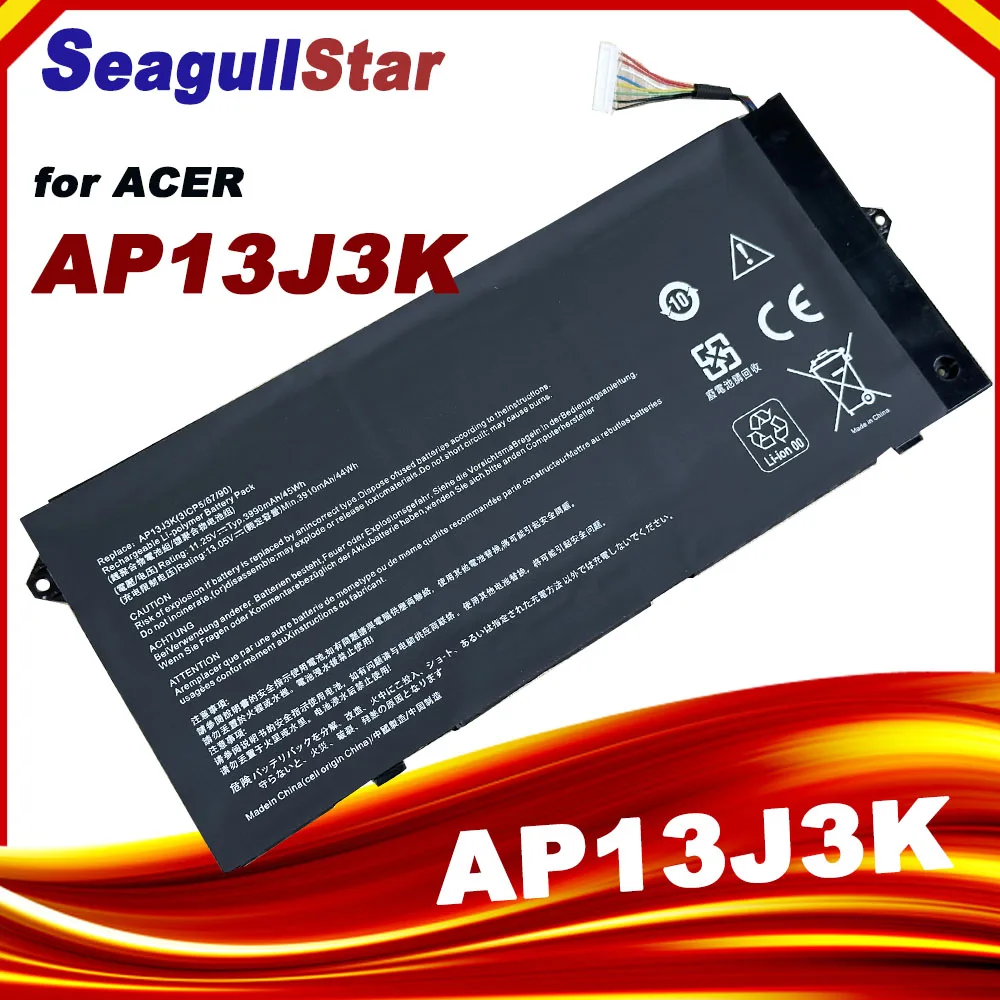 Nueva batería de ordenador portátil AP13J3K para ACER Chromebook C720 C720P C740 AP13J4K C720-2420 C720-2802 C720-2844 C720-3404 C720-2848