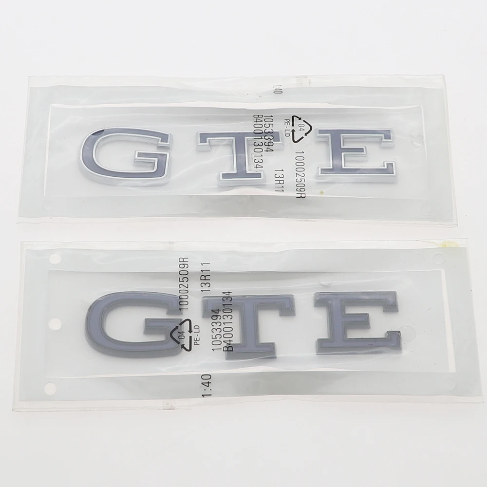 ملصق شعار سيارة ABS GTE ثلاثي الأبعاد ، شارة مصد الذيل ، شعار صندوق السيارة الخلفي ، إكسسوارات ، DZ