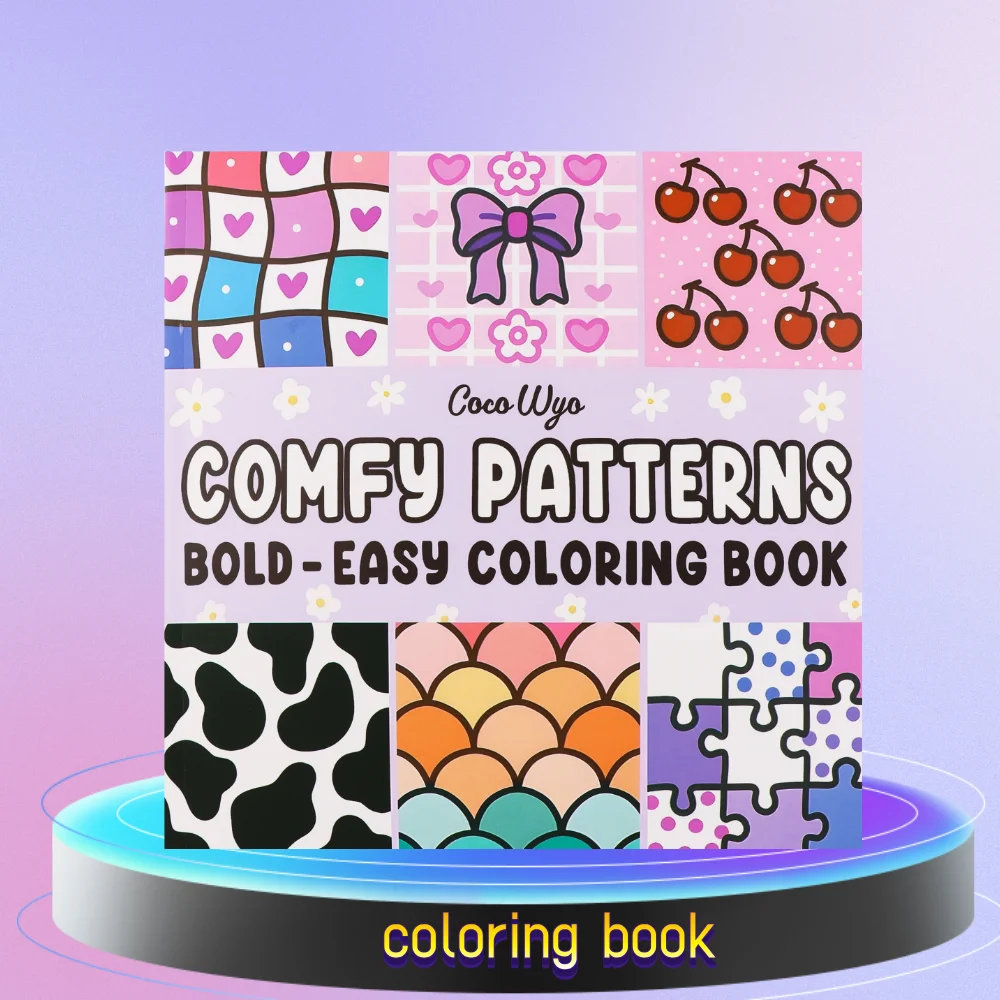 Comfy Patterns: Coloring Book for Relaxation Featuring Lovely Cozy Pattern and Mandala Paperback