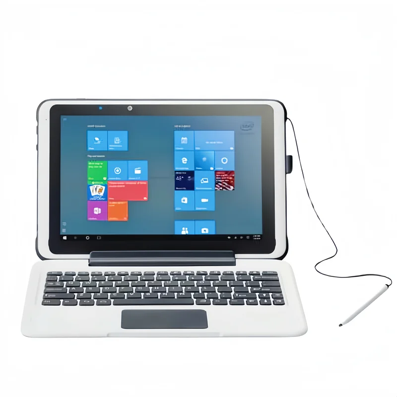 Firmware Global 10.1 "Windows 10 64Bit Quad Core RAM 2GB ROM 32GB 2 in 1 Tablet PC Z8350 Mate dengan Keyboard kompatibel dengan HDMI